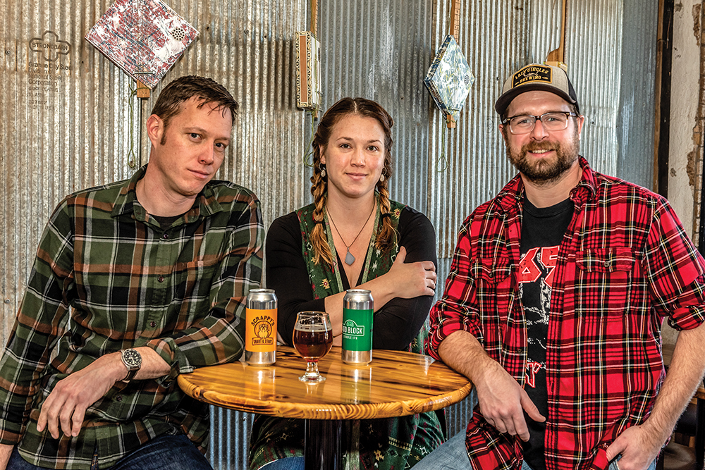 (l to r) Stephen Swanson, Holly Basey, Steven Basey