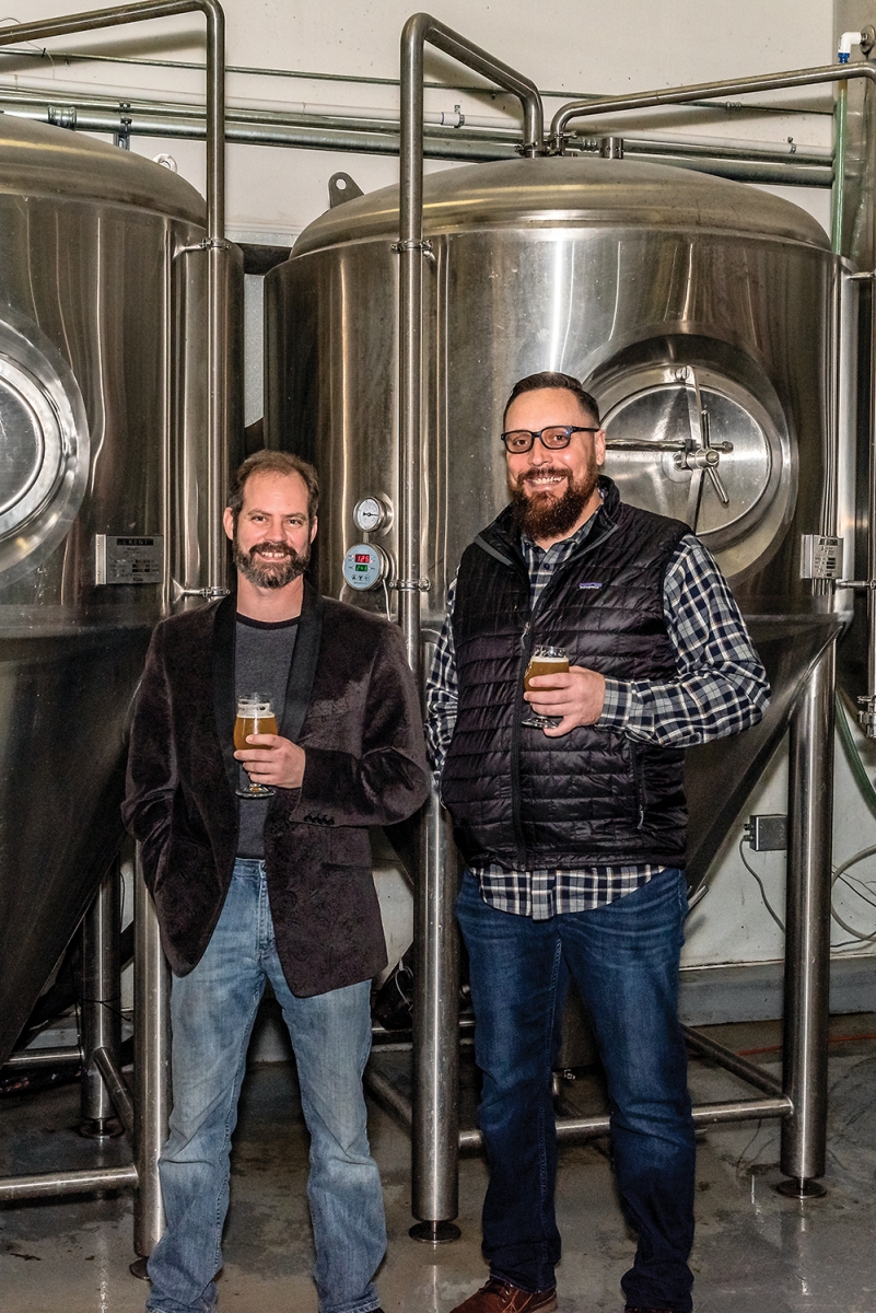 Nick Hodge and Jake Keyes of Skydance Brewing