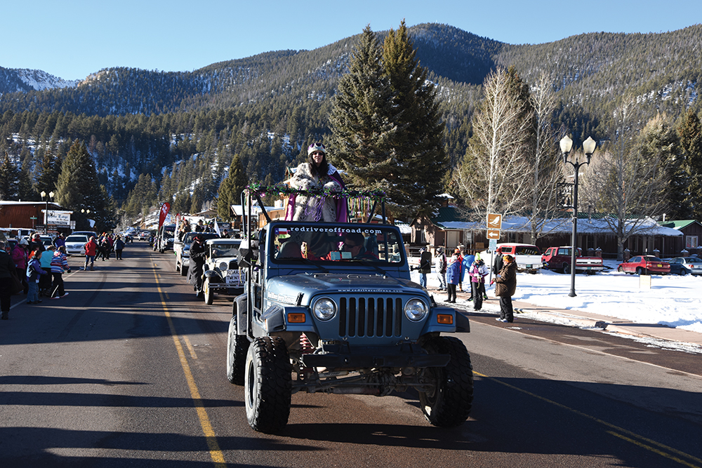 Red River’s Mardi Gras in the Mountains celebrates in a Western style. Photo by Ron Weathers