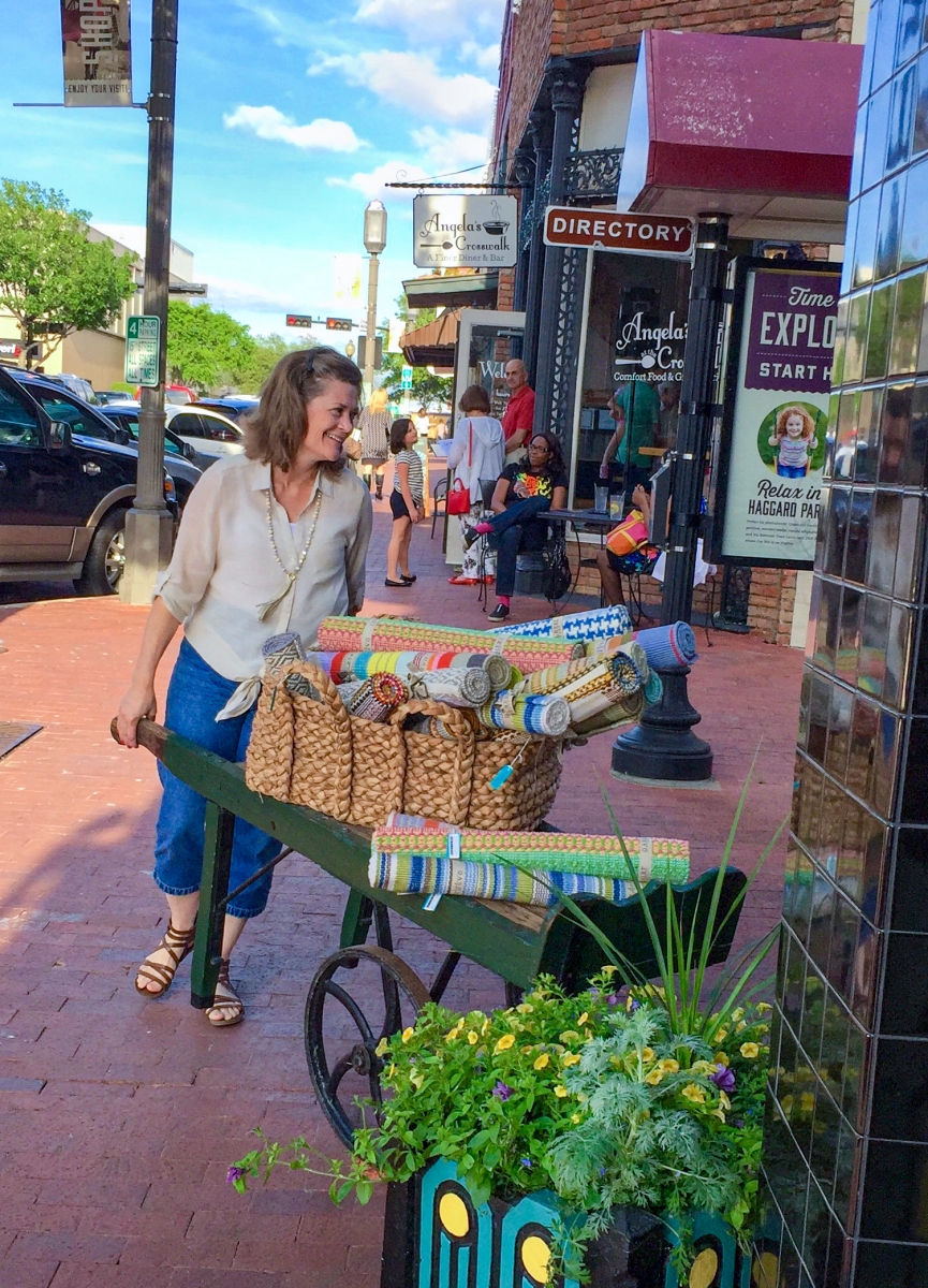A variety of shops brings shoppers and strollers to historic downtown Plano. Photo courtesy City of Plano
