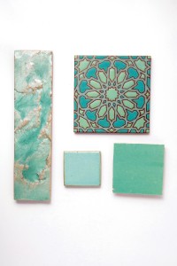 11 Tile In Various Blues Artisan Tile Studio, 7108 N Western, Okc