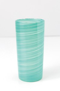 2 Tall Round Turquoise Glassware By Craft Advisory Fanny Bolen Interiors, 2761 W Country Club, Okc, Fannyboleninteriors.com