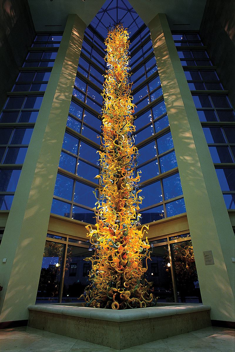 Chihuly at the Oklahoma City Museum of Art courtesy OKCMOA