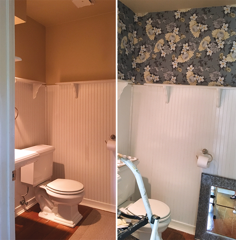 (left) before (right) after