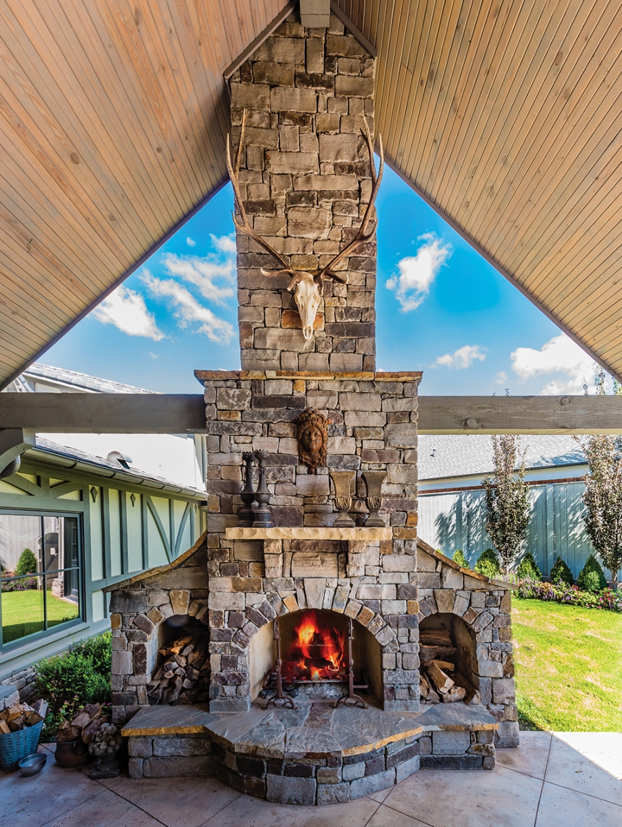 (Above and below) The home of Gary and Myria Pierson