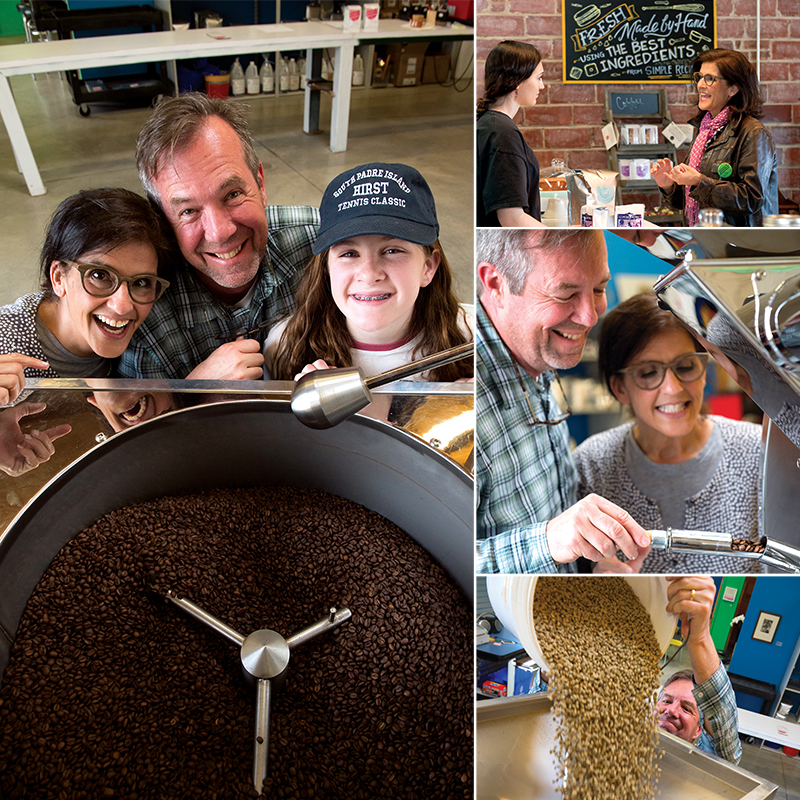 (left) Kari and Eric Starkey with their daughter Elaine