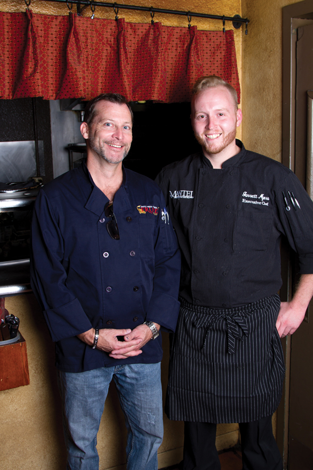 DeLancey Miller with Chef Garrett Myers