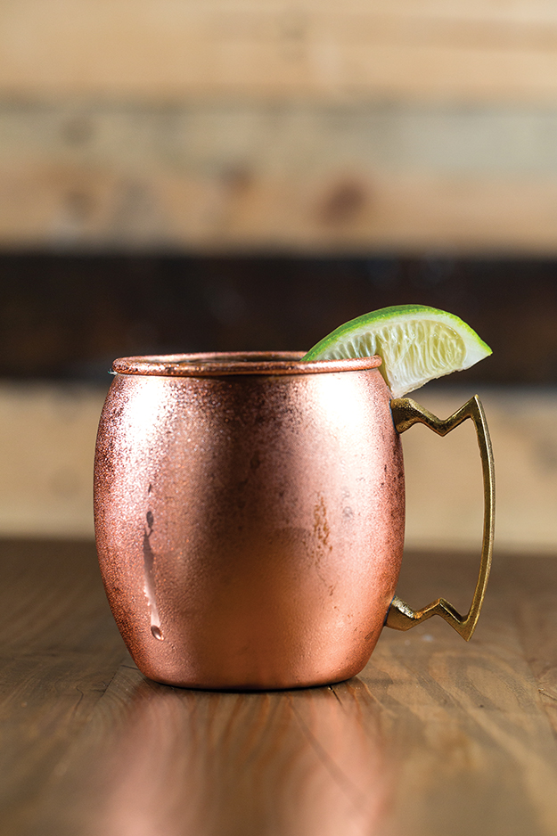 The Moscow Mule at Slaughter’s Hall provides plenty of kick from a keg