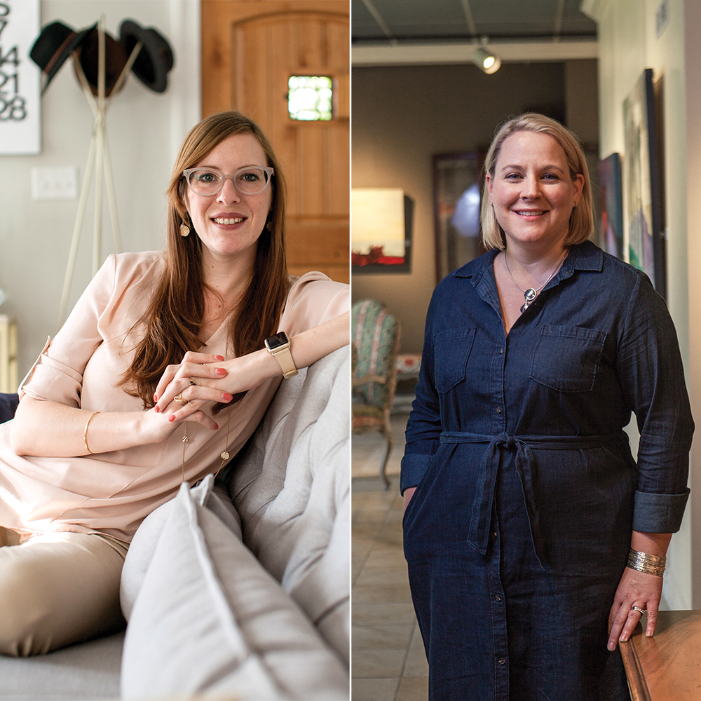 Krystle Brewer (left) Laura Howell Tirrell (right)