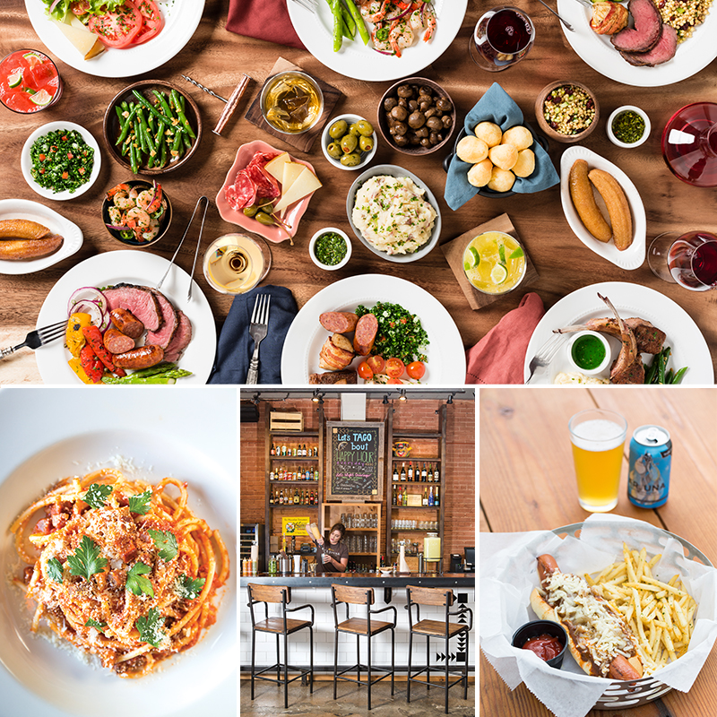 (clockwise from top) Texas de Brazil // Fat Dog OKC // Cultivar // Patrono