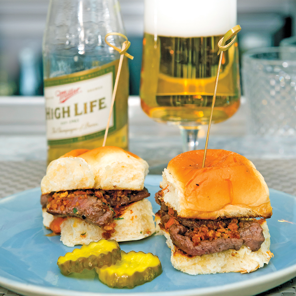 Beef Tenderloin sliders from The Drake