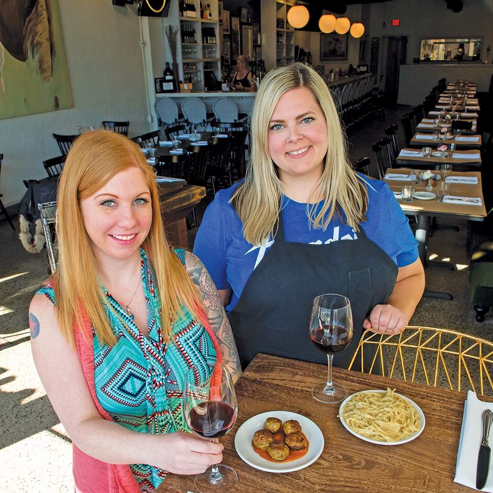 Mindy Magers and Chef Shelby Sieg