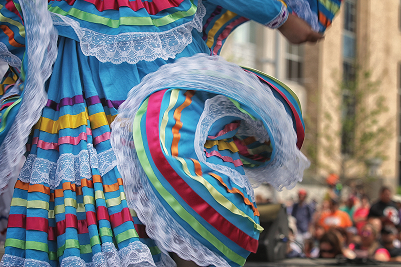 Yumare Mexican Folkloric Dancers on the closing day of the 2016 Festival of the Arts