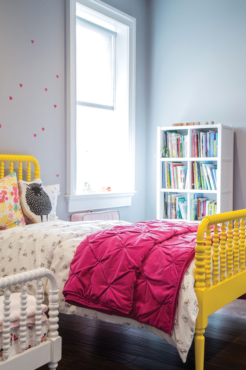 As the colorful kids’ stuff indicates, families with youngsters are also calling the Marion home again. Bess Haney would be delighted.