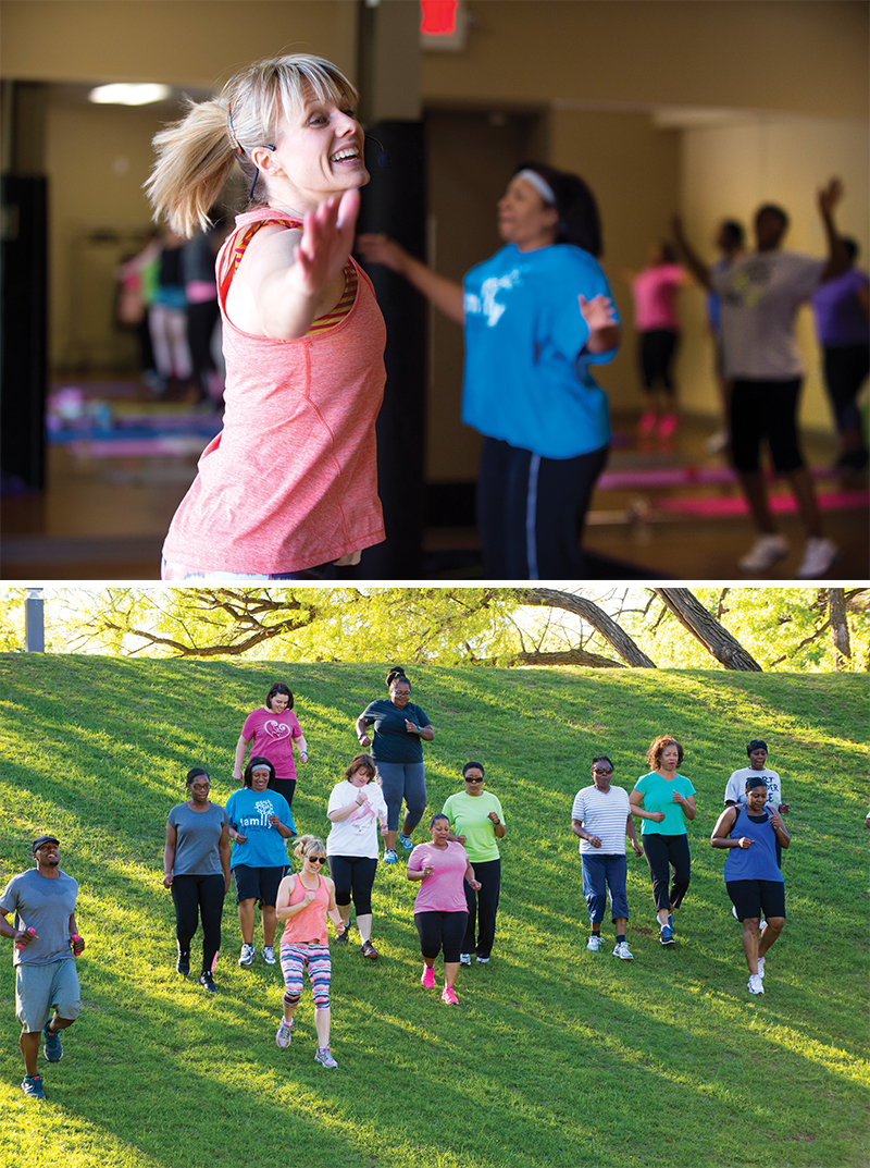 Inside or out, north, south or central, no-cost exercise options abound in the 405.