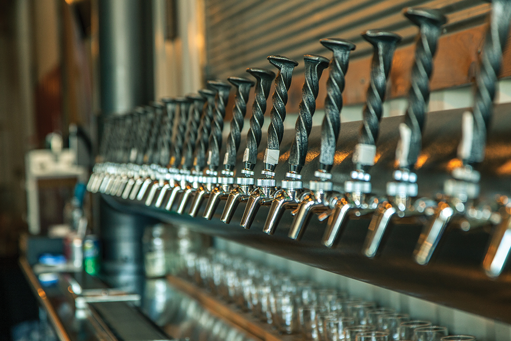 Inside the new taproom at Twisted Spike Brewing Co.