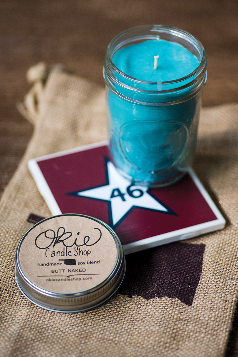 Products celebrating and made in Oklahoma abound at Scissortail Gifts.