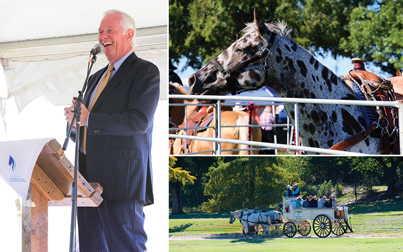 (left) OKC Chamber president Roy Williams