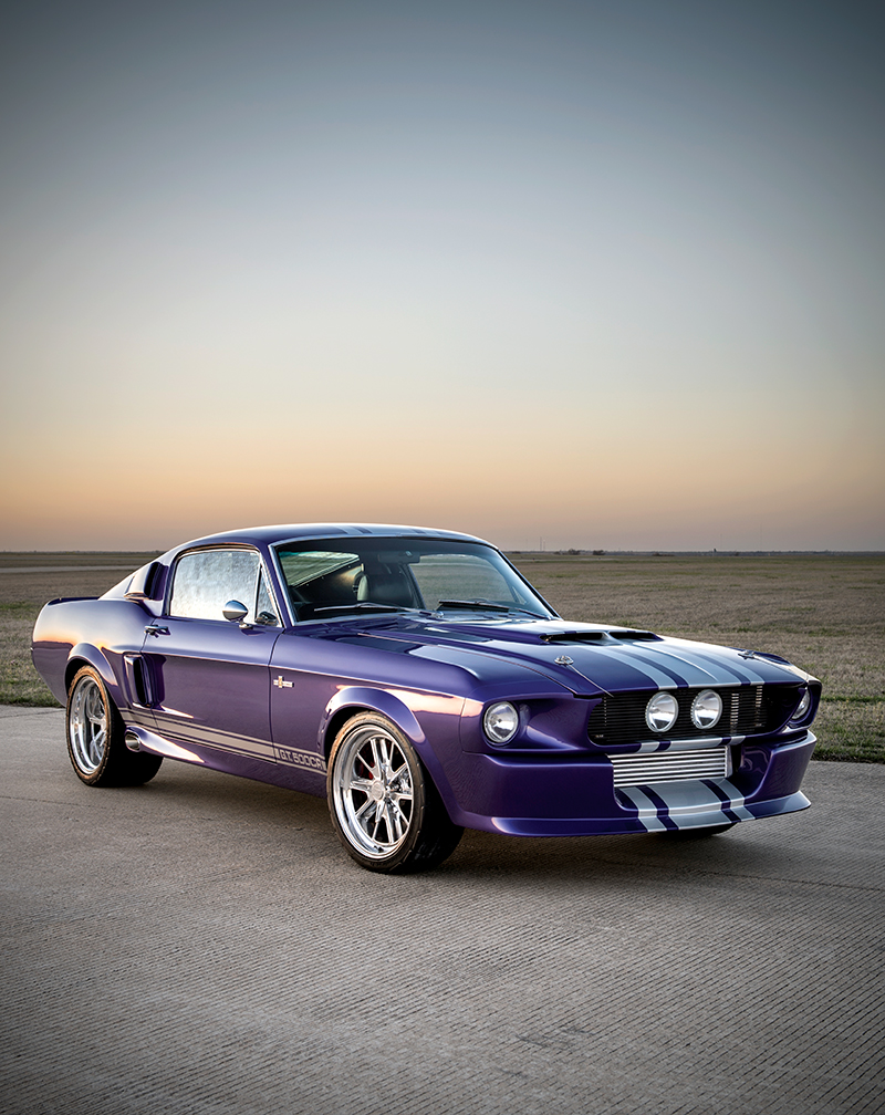 Classic Recreations’ finished Shelby Mustang GT-500 is a true king of the road.