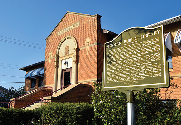 Built in 1929, the former Norman Public Library is now the city’s senior center.