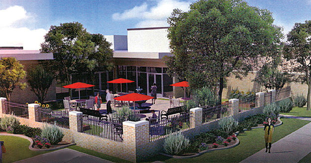 A rendering for a proposed upgrade.