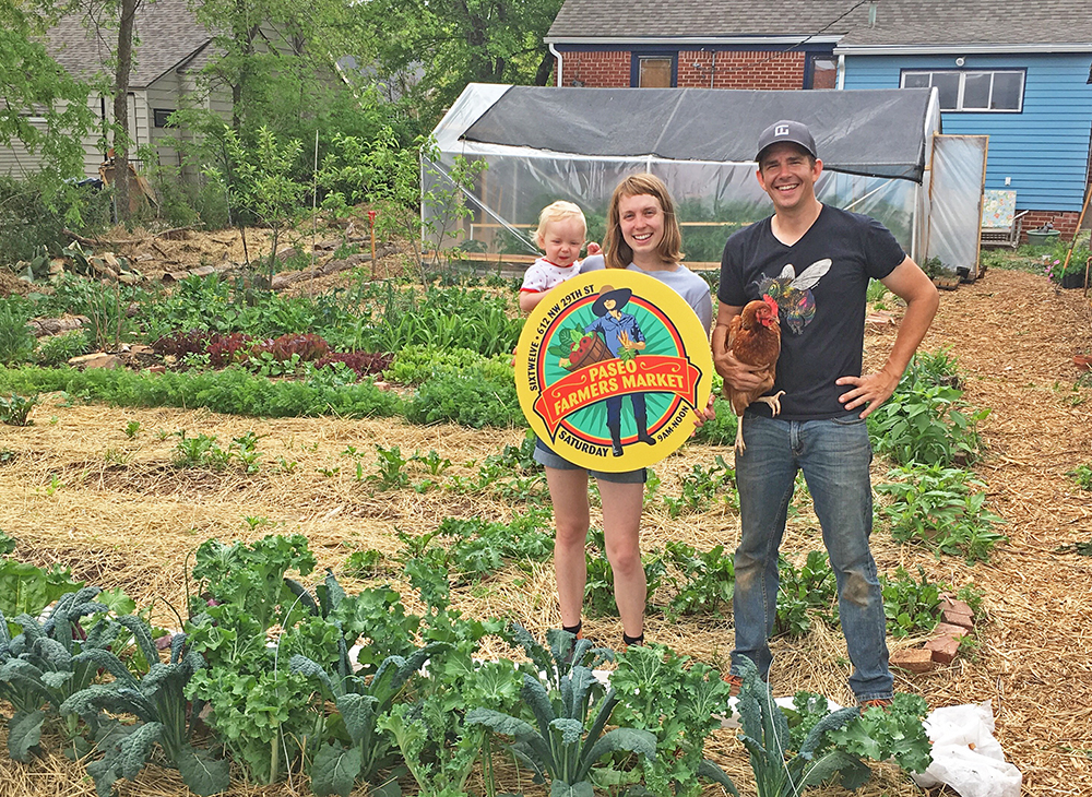 Paseo Farmers Market Co-founders Megan Sisco and Paul Mays