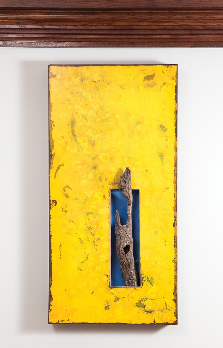 The painting by artist Chris Klassen, was purchased at OKC’s Festival of the Arts.