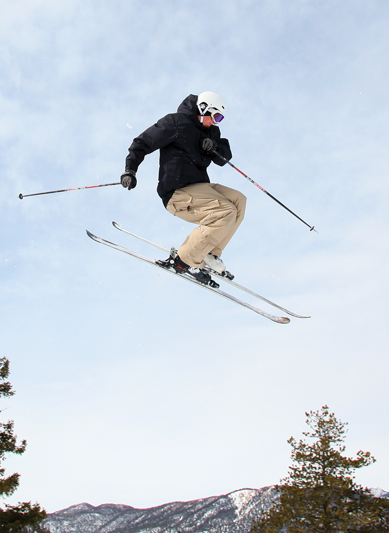 Red River skiing by Nick Church