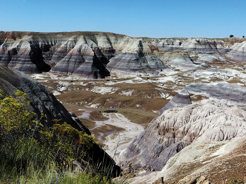 The name “Painted Desert” is said to have originated with Coronado’s 1540 expedition to find the Seven Cities of Cibola.
