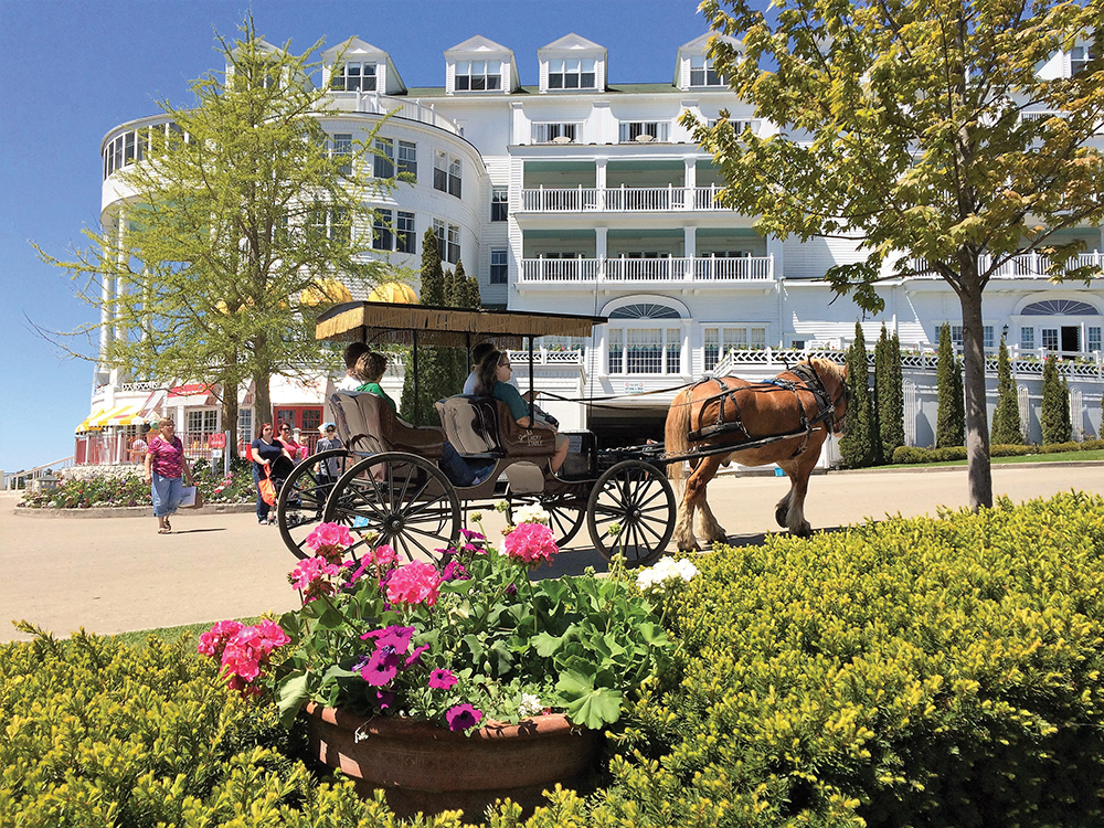 Vehicles on the island range from wagons to a variety of carriages.