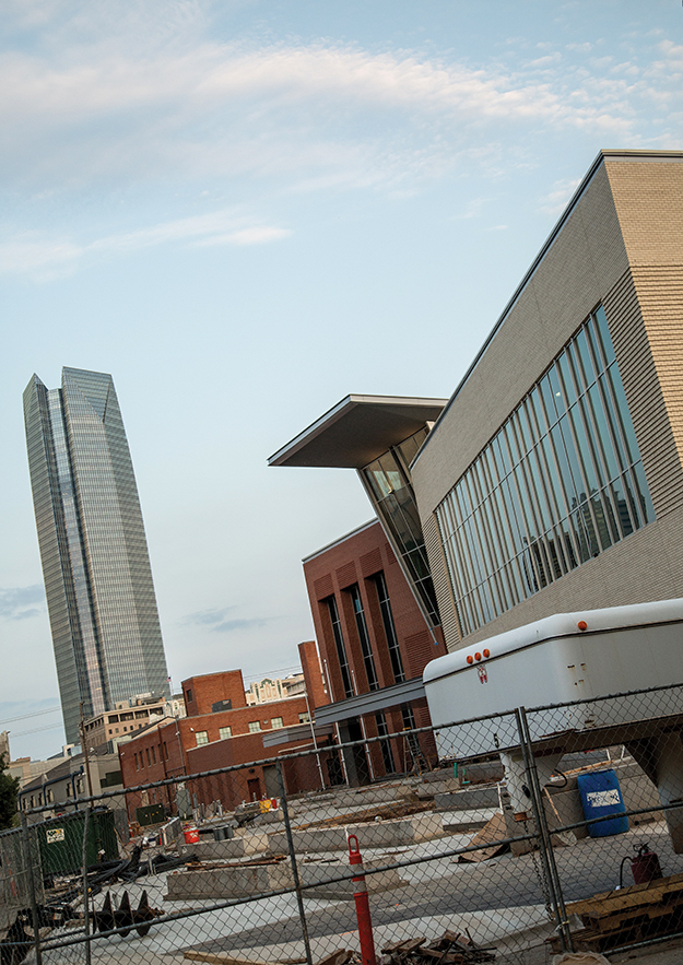 A new home for law enforcement: the police headquarters and municipal court on Colcord.
