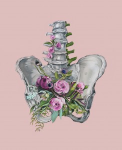 Floral Pelvis Pink Print