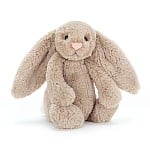 A small plush bunny with large ears.