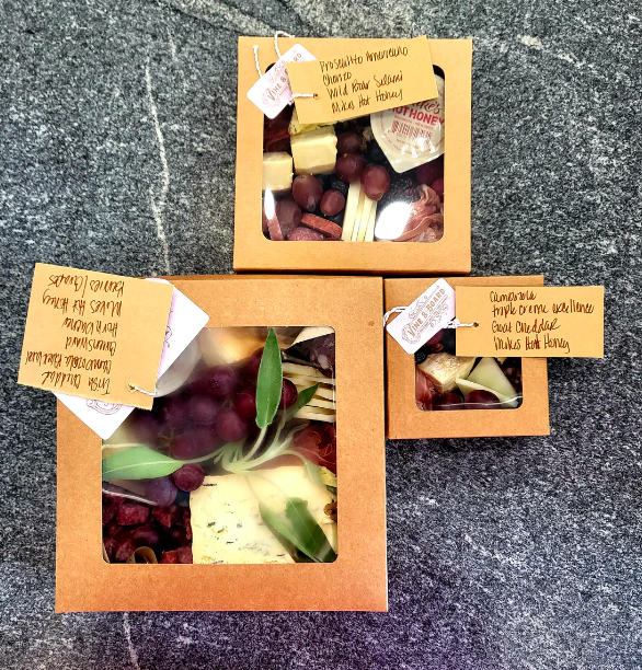 A medium charcuterie box kit.