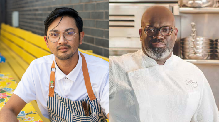 Chefs Jeff Chanchaleune and Andrew Black from Oklahoma City.