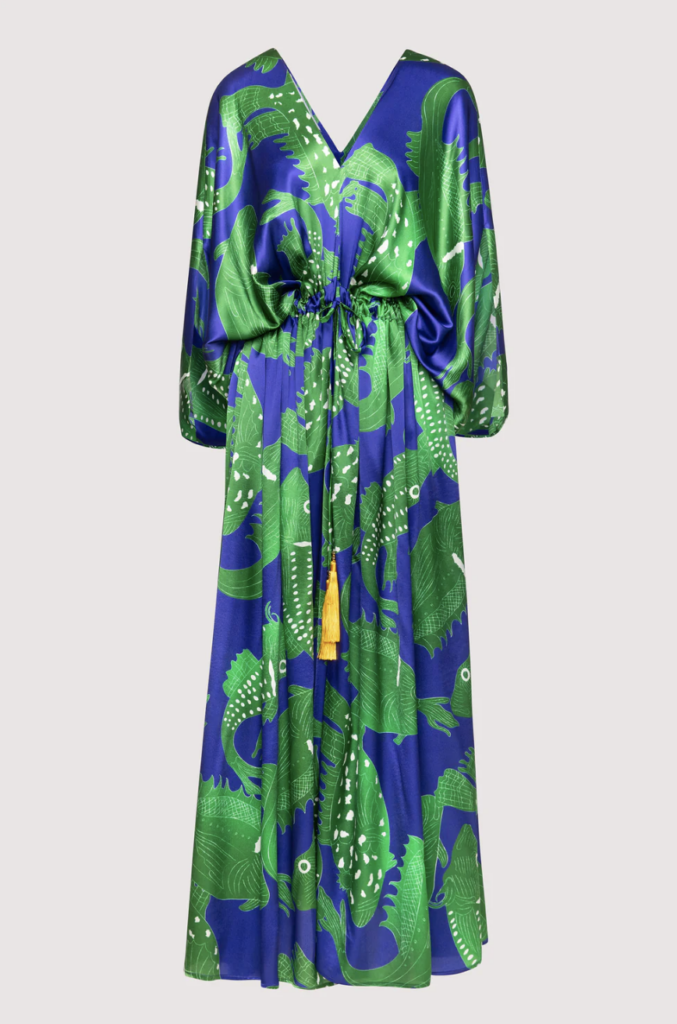 Green and Blue Dress