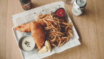 Fish and chips from Hopscotch in OKC.