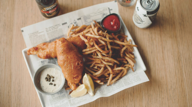 Fish and chips from Hopscotch in OKC.