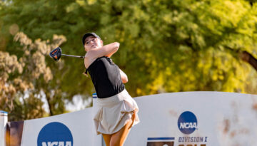Clemence Martin is now top five in career scoring average in OSU women's golf history.