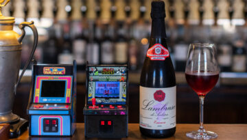 Lambrusco sparkles on the 405’s beverage