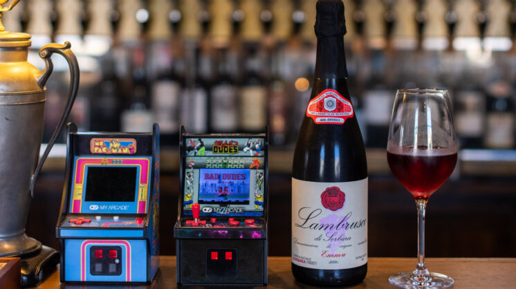Lambrusco sparkles on the 405’s beverage