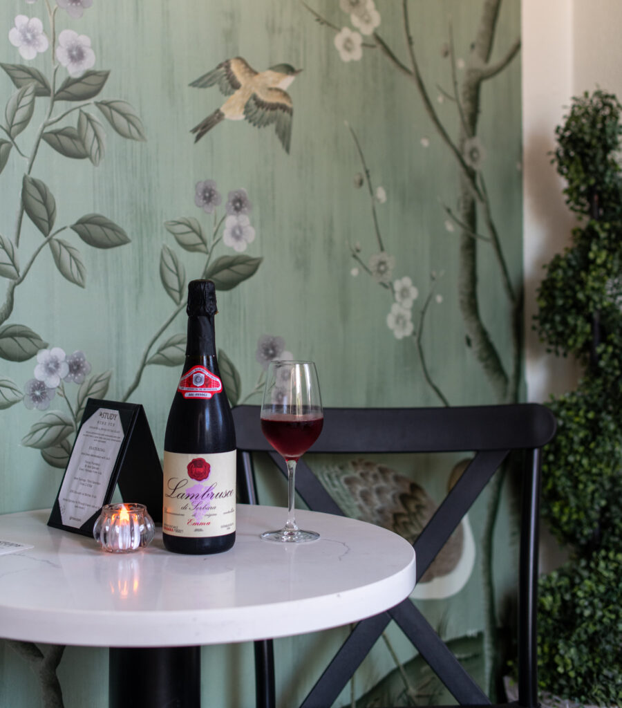 Lambrusco di Sorbara at The Study.