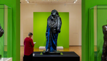 Rodin’s Monument to Honoré de Balzac is more symbolic than lifelike.