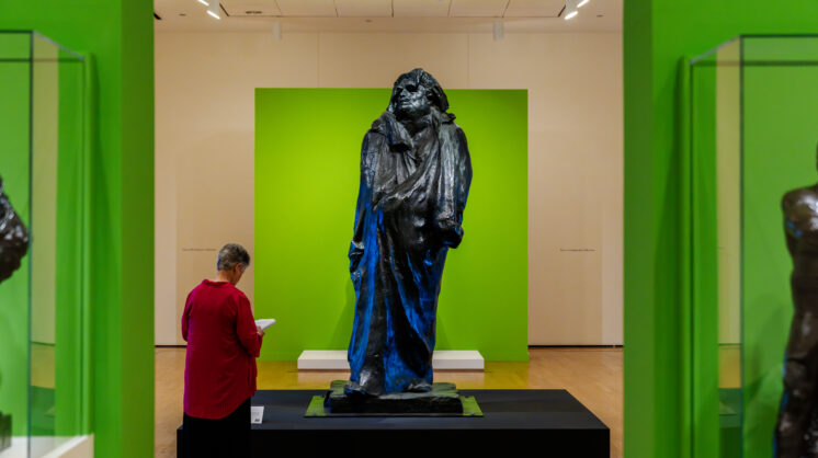 Rodin’s Monument to Honoré de Balzac is more symbolic than lifelike.
