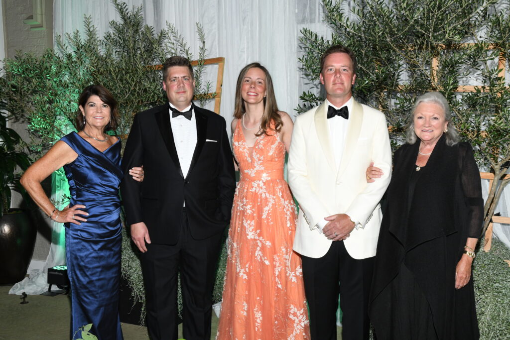 Five people at the OKCMOA Renaissance Ball