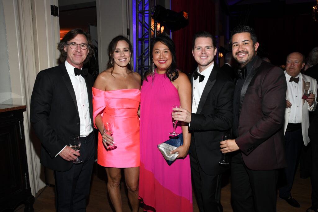 Five people at the OKCMOA Renaissance Ball