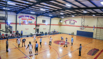 Photo of basketball game held in Arenas Sports Center in OKC
