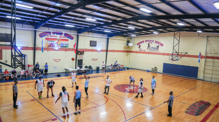Photo of basketball game held in Arenas Sports Center in OKC