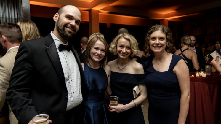 Four people at the OKCMOA Renaissance Ball