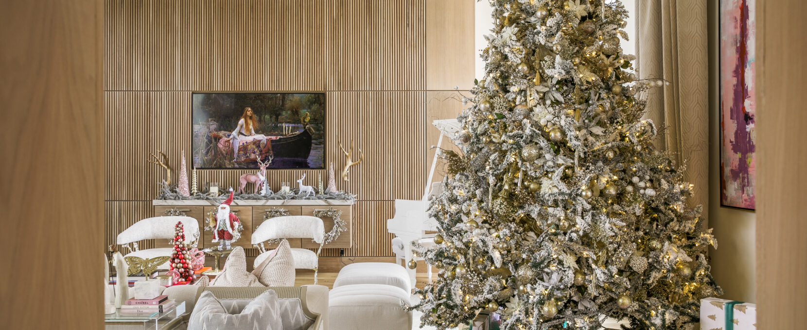 Nichols Hills home decorated for Christmas.